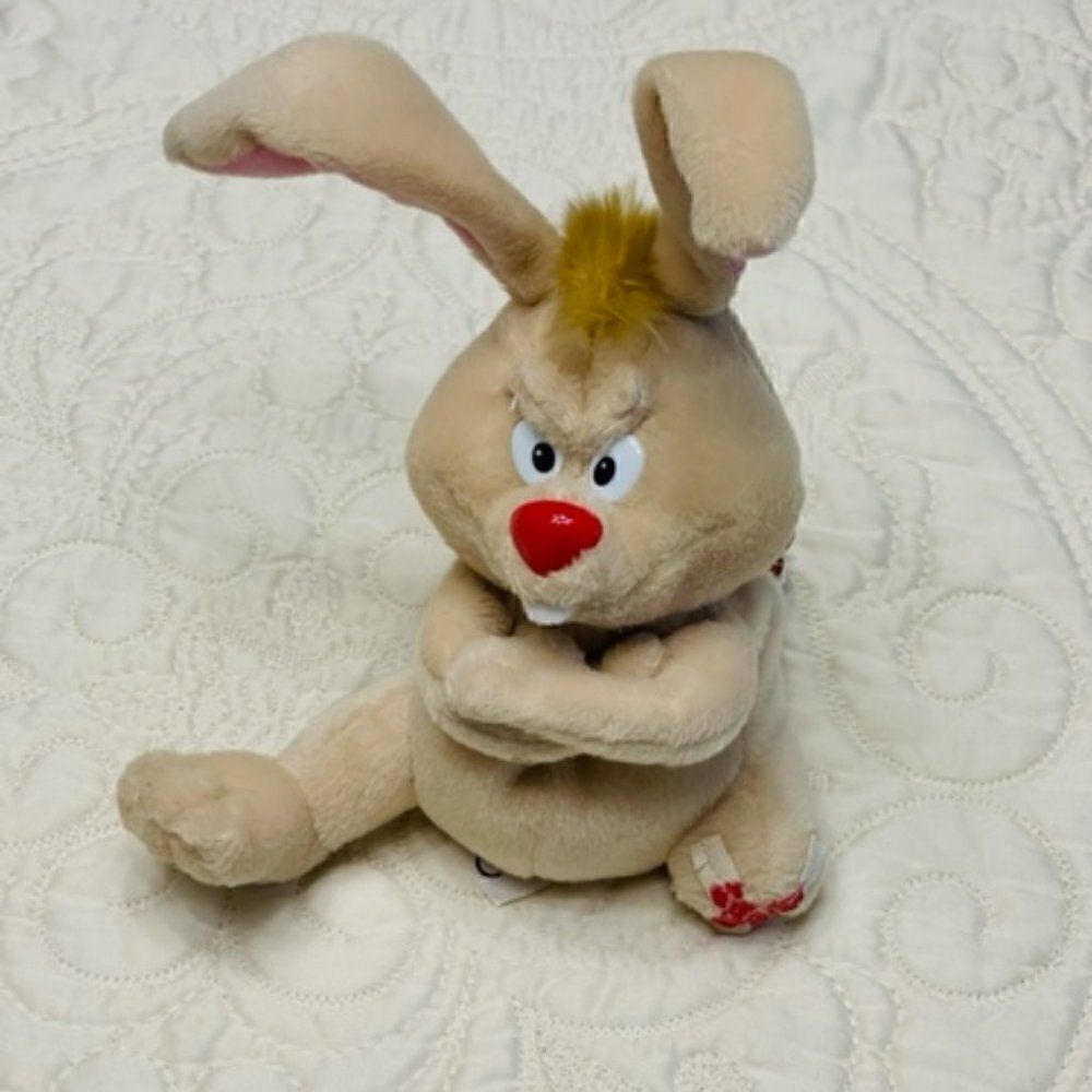 Meanies Lucky the Rabbit Series 2 Bean Bag plush bunny with tag Excellent - new